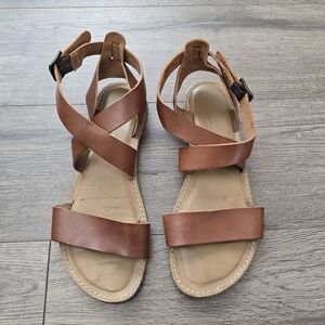Guideboat Co. Made In Italy Leather Sandals Women's Size 37/US 6.5